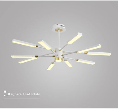 Chandelier nordic for Living room luxury personality creative sputnik chandelier post modern chandelier suspension lamp fixtures