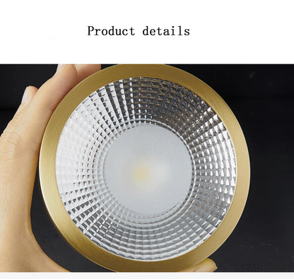 Copper downlights Nordic brief LED ceiling lights corridor lamp foyer balconies living room luxury circular spotlights