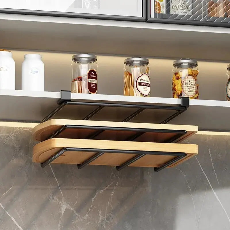 Kitchen Hanging Organizer Rack - Maximize Space and Functionality