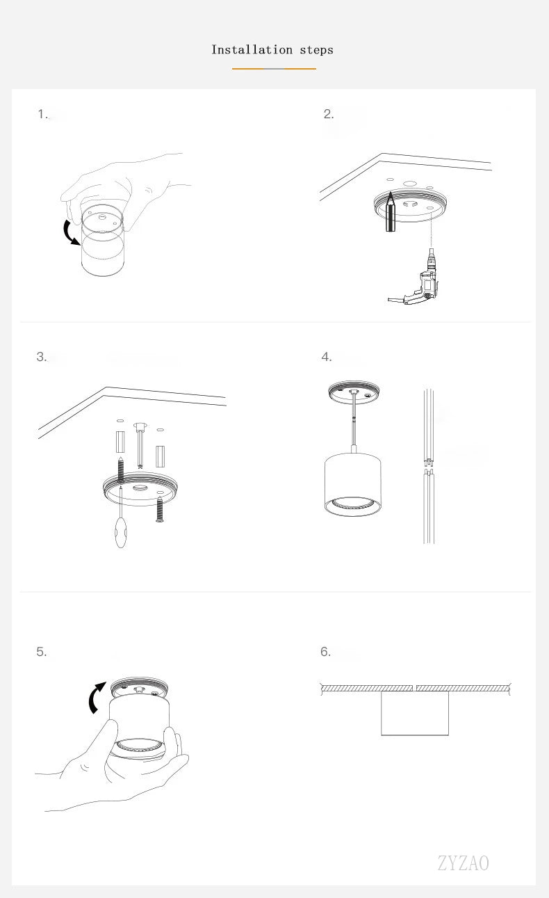 Copper downlights Nordic brief LED ceiling lights corridor lamp foyer balconies living room luxury circular spotlights