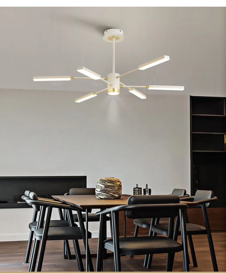 Chandelier nordic for Living room luxury personality creative sputnik chandelier post modern chandelier suspension lamp fixtures