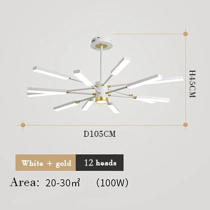 Chandelier nordic for Living room luxury personality creative sputnik chandelier post modern chandelier suspension lamp fixtures