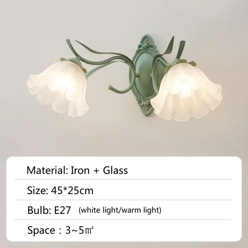 Modern Flower Chandelier French Living Room Chandelier For Dining Room Bedroom Hotel Shop Decor Luxury LED Crystal Chandelier