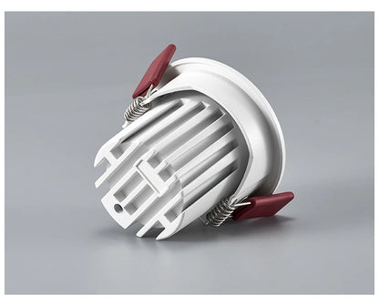 Led Downlight Recessed Deep Anti-glare Led Ceiling Downlights Single/ Double Dimmable 12W 24W For Home Bedroom Spot Office Lamp