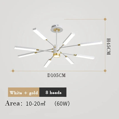 Chandelier nordic for Living room luxury personality creative sputnik chandelier post modern chandelier suspension lamp fixtures