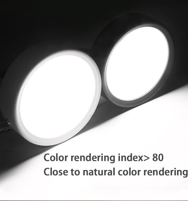 Led Downlight 220V Down Lights Surface Mounted 3/5/10/15/25W Ceiling Lamp For Indoor Living Room Bedroom Kitchen Lighting