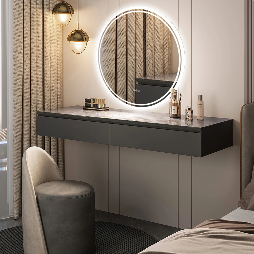 Illuminate Your Space with the 80cm Round LED Bathroom Mirror - Touch Screen, Dimmable, and Anti-Fog Technology