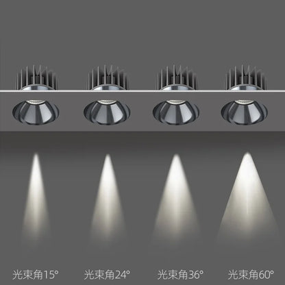 Downlight Ceiling Lamp Modern Design Embedded Lamps Borderless Spotlight Living Room Bedroom Home LightinAC110/220V Opening 75mm