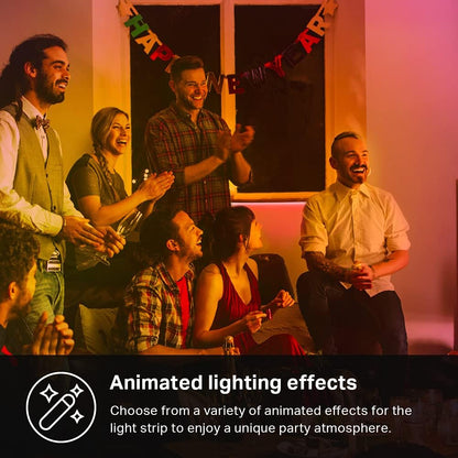LED Light Strip, 16.4Ft Wifi LED Strip Works with Alexa, Google Home, Smartthings, High Brightness with 16 Million Colors, RGB, Grouping, Adjustable Length, up to 25,000 Hours (KL400L5)