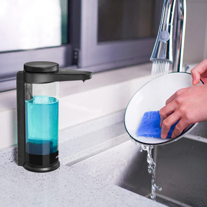 17Oz. Touch-Free Rechargeable Automatic Liquid Soap Dispenser for Kitchen Dish Soap