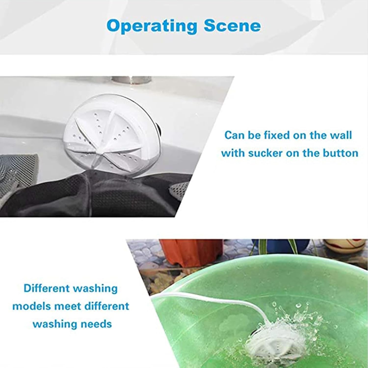 Mini Portable USB Washing Machine,Kitchen Sink Dishwasher,Ultrasonic Turbo Washer for Dishes,Socks,Underwear