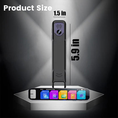 2026 Scansense AI Smart Pen - Instant Answers & Offline Translation (150+ Languages) - Voice Recording & Scanning Pen for Students & Professionals (1PC)
