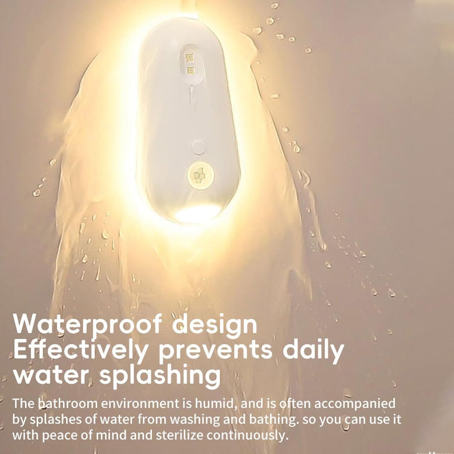 Self Cleaning UV Toilet Sanitizer and Night Light, 2026 New UV Toilet Sanitizer with Night Light, Motion-Activated, USB Rechargeable, Adhesive-Mounted for Shared Bathrooms, Elderly & Pet(1Pc)