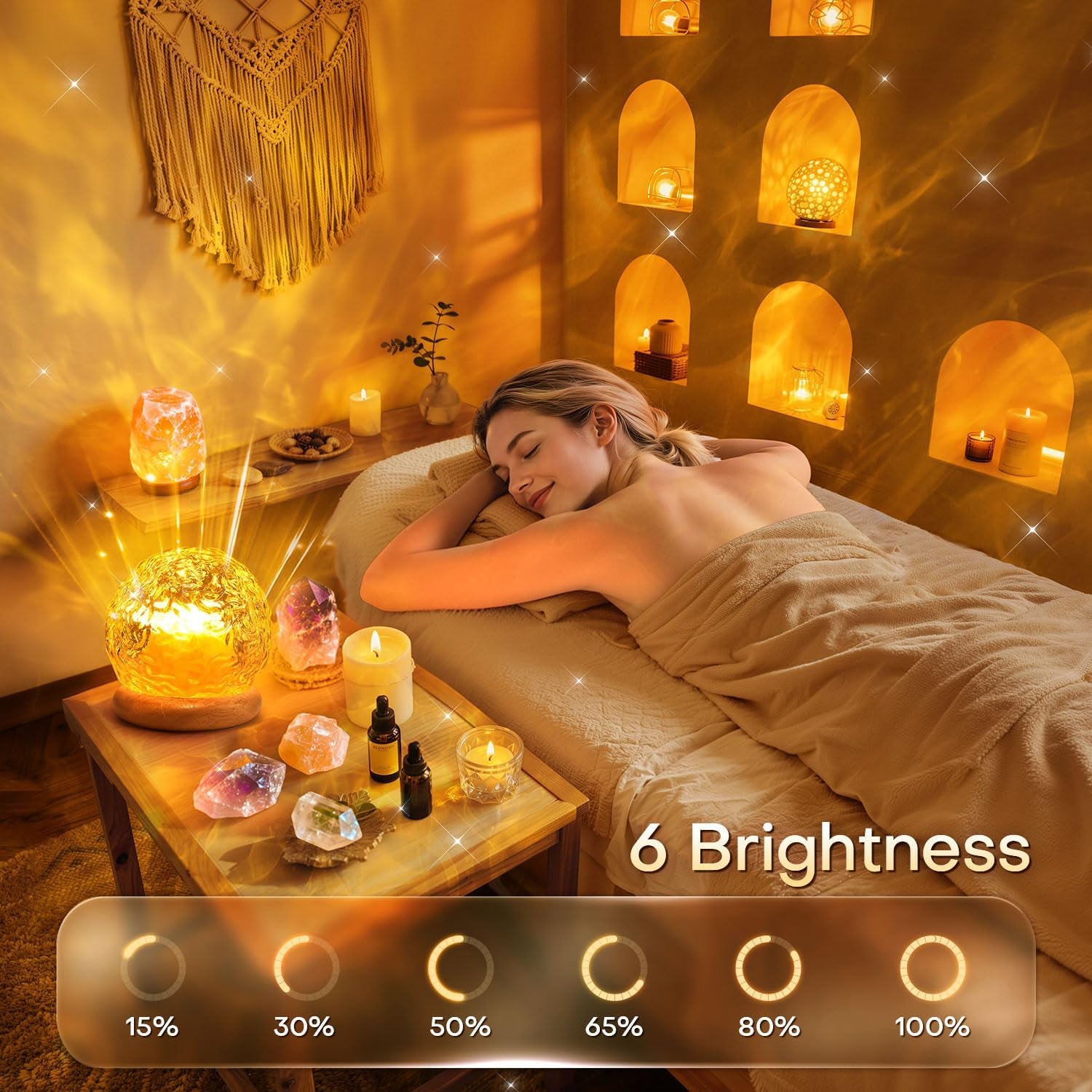 Ambient Lighting, 216 Modes Mood Lighting, 3-In-1 Sunset Lamp & Ocean Lamp & Northern Lights Projector with Remote, Room Lights for Bedroom,Gifts for Teenage Girls,13 Year Old Girl Gifts
