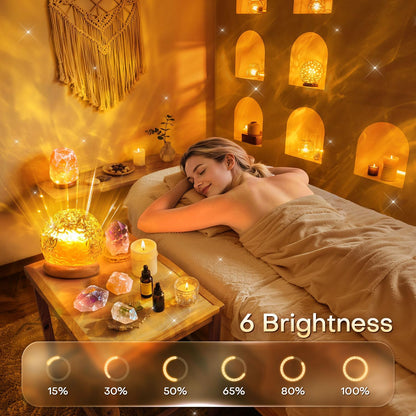 Ambient Lighting, 216 Modes Mood Lighting, 3-In-1 Sunset Lamp & Ocean Lamp & Northern Lights Projector with Remote, Room Lights for Bedroom,Gifts for Teenage Girls,13 Year Old Girl Gifts