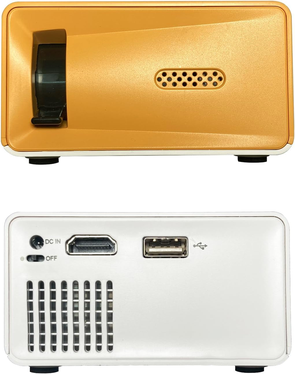Portable Mini Projectors LED Micro Projector 1080P Home Party Meeting Theater Projector Screen Mirroring Connect Phones（Newest Upgraded Version ）