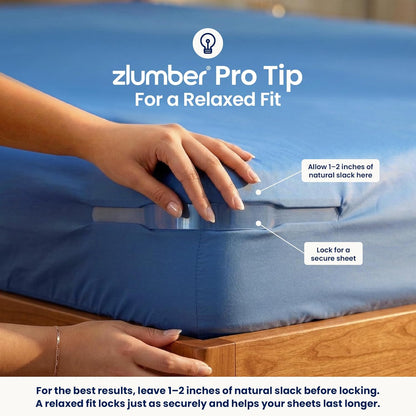 The Original USA Patented lock – Secure Sheet Holder with Heavy-Duty Mattress Straps – No More Loose Bedding, Universal Fit, Easy One-Time Installation