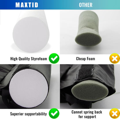 Large Door Draft Stopper for Bottom of Doors 36” under Door Sweep Noise Blocker Black Gap Stoppers Adjustable Doors Seal Sweep Guard Draft, Window Breeze Stoppers, Home Essentials Gadgets