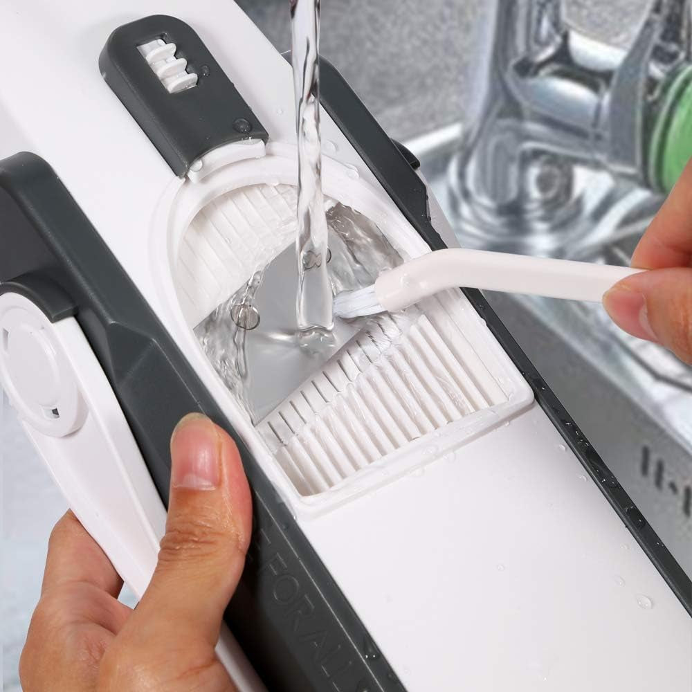 Safe Mandoline Slicer for Kitchen, Professional Vegetable Slicer for Food Potato Slices, Thickness Adjustable 0.1-8 Mm Kitchen Artifact Fast Meal Prep